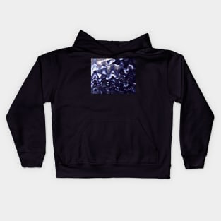 Liquid fractal Kids Hoodie